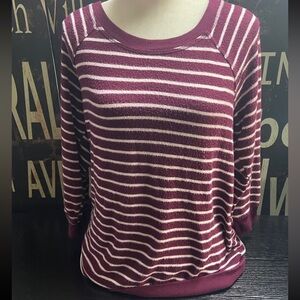 Women’s Striped sweater size‎ large